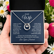Lucky In Love - To My Wife Necklace
