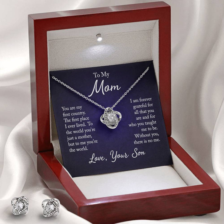 Mom, You Are My First ... - Love Knot