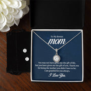 To My Bonus Mom - Eternal Hope Necklace + Earrings