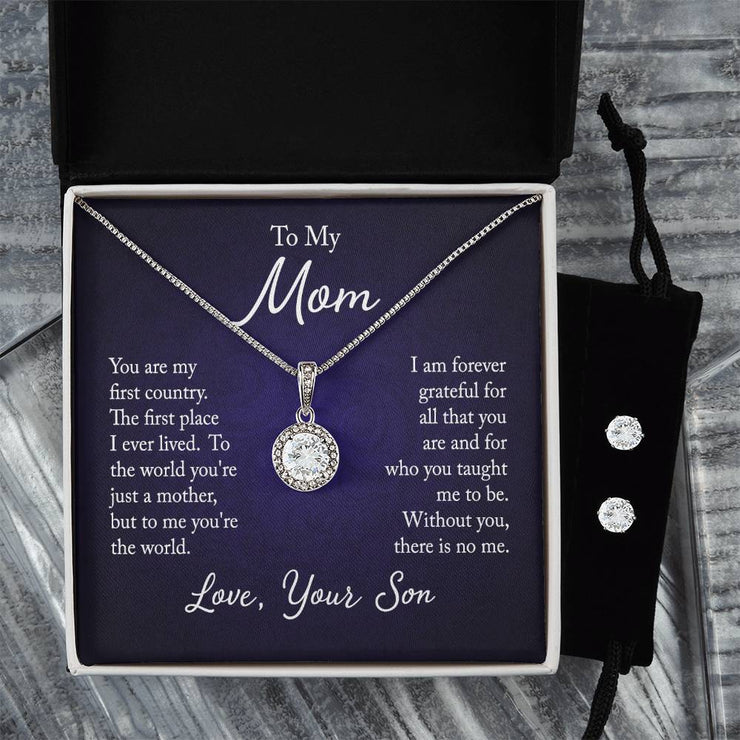 To My Mom, You Are My.. - Eternal Hope Necklace + Earrings