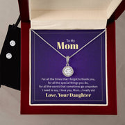To My Mom - Eternal Hope Necklace + Earrings