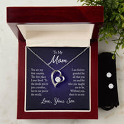 To My Mom, You Are my Country - Forever Love Necklace + Earrings