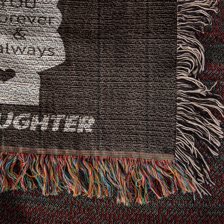 To My Mom, So Much Of Me... - Heirloom Woven Blanket