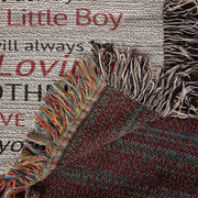 To My Mom, I Know It's Not Easy......- Heirloom Woven Blanket