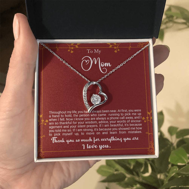 To My Mom - Forever Love Necklace